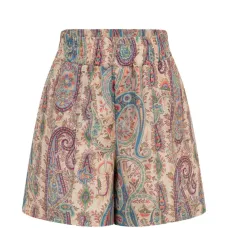 Шорты с принтом пейсли