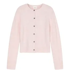 Кардиган с круглым вырезом и застежкой на пуговицы