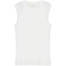 Майка без рукавов с круглым вырезом