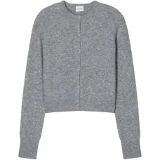 Кардиган с круглым вырезом