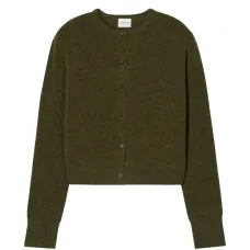 Кардиган с круглым вырезом