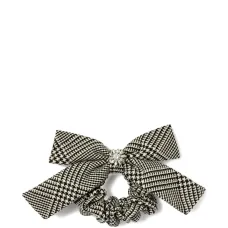 Ободок для волос в гусиную клетку с бантом Ободок для волос в гусиную клетку с бантом