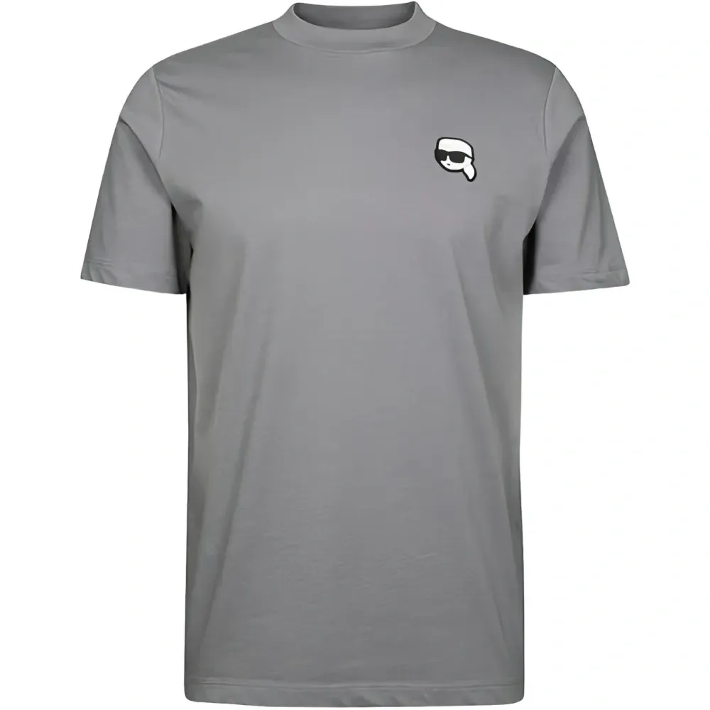 Футболка с круглым вырезом и логотипом