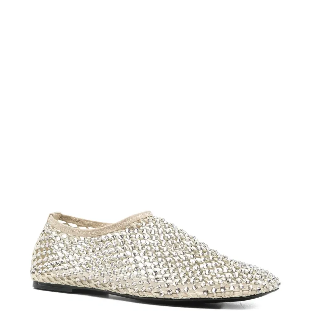 Балетки, украшенные стразами Балетки, украшенные стразами