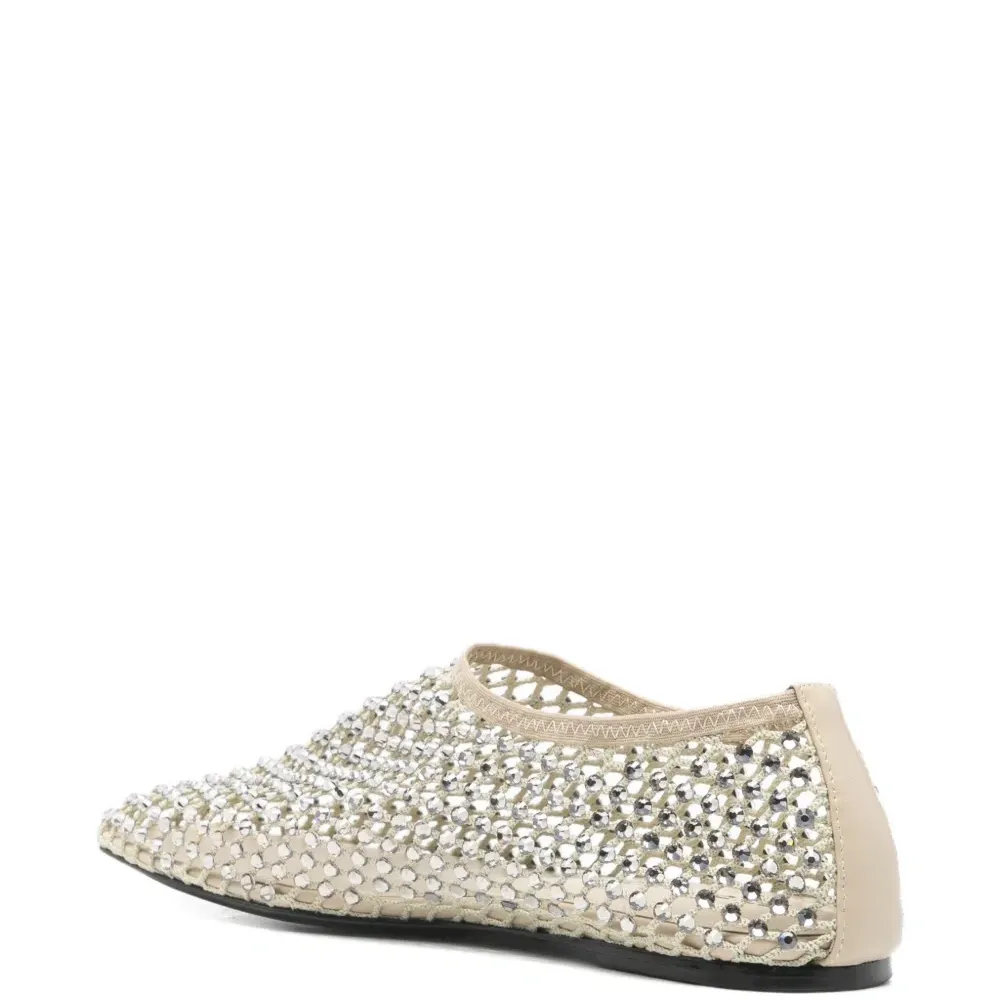 Балетки, украшенные стразами Балетки, украшенные стразами