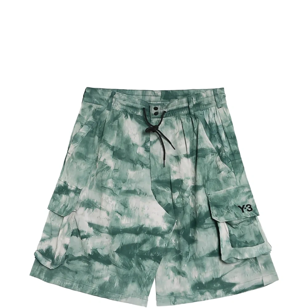 Принтованные карго-шорты