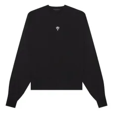 Футболка с длинными рукавами и вышитым логотипом