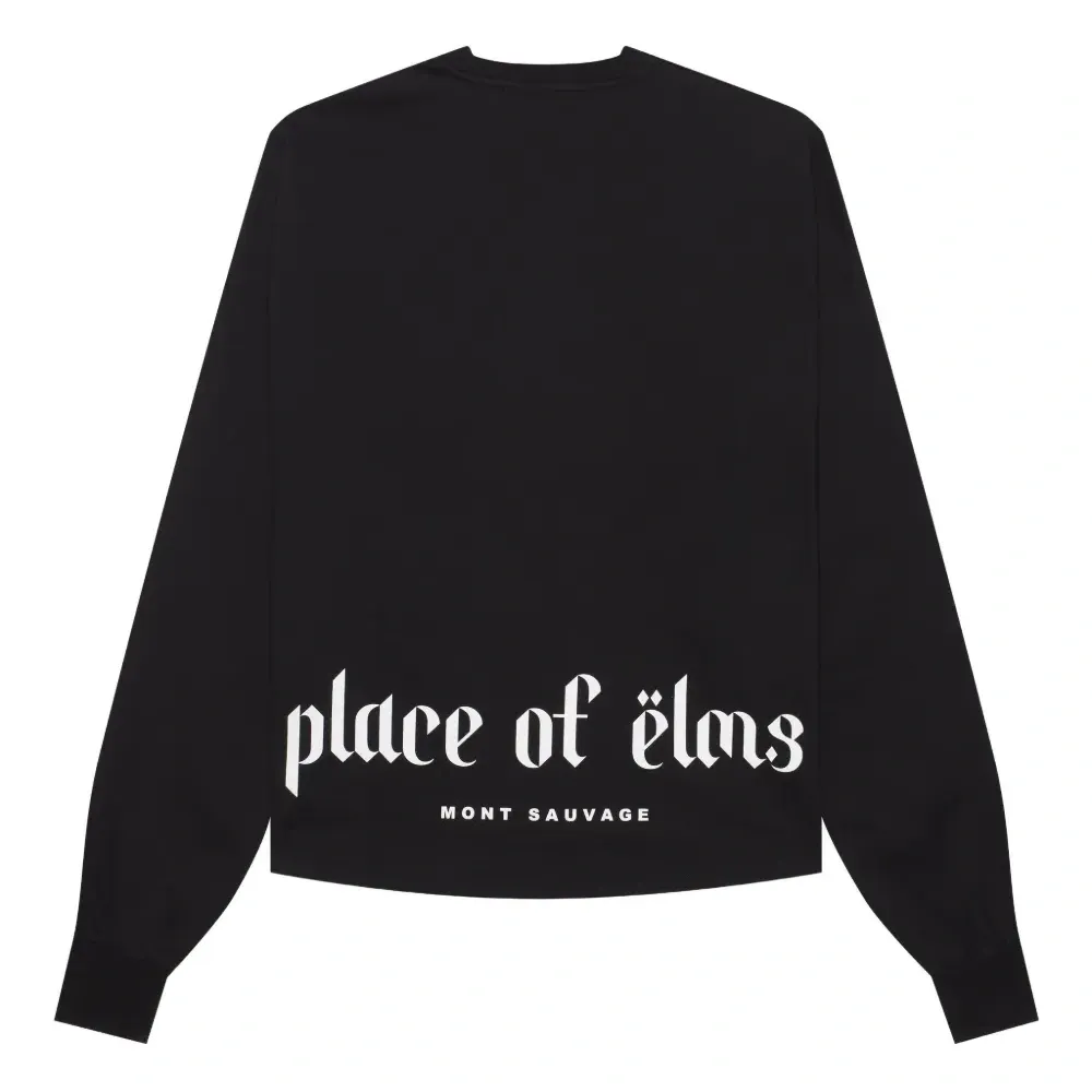 Футболка с длинными рукавами и вышитым логотипом