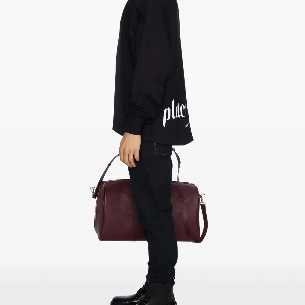 Футболка с длинными рукавами и вышитым логотипом