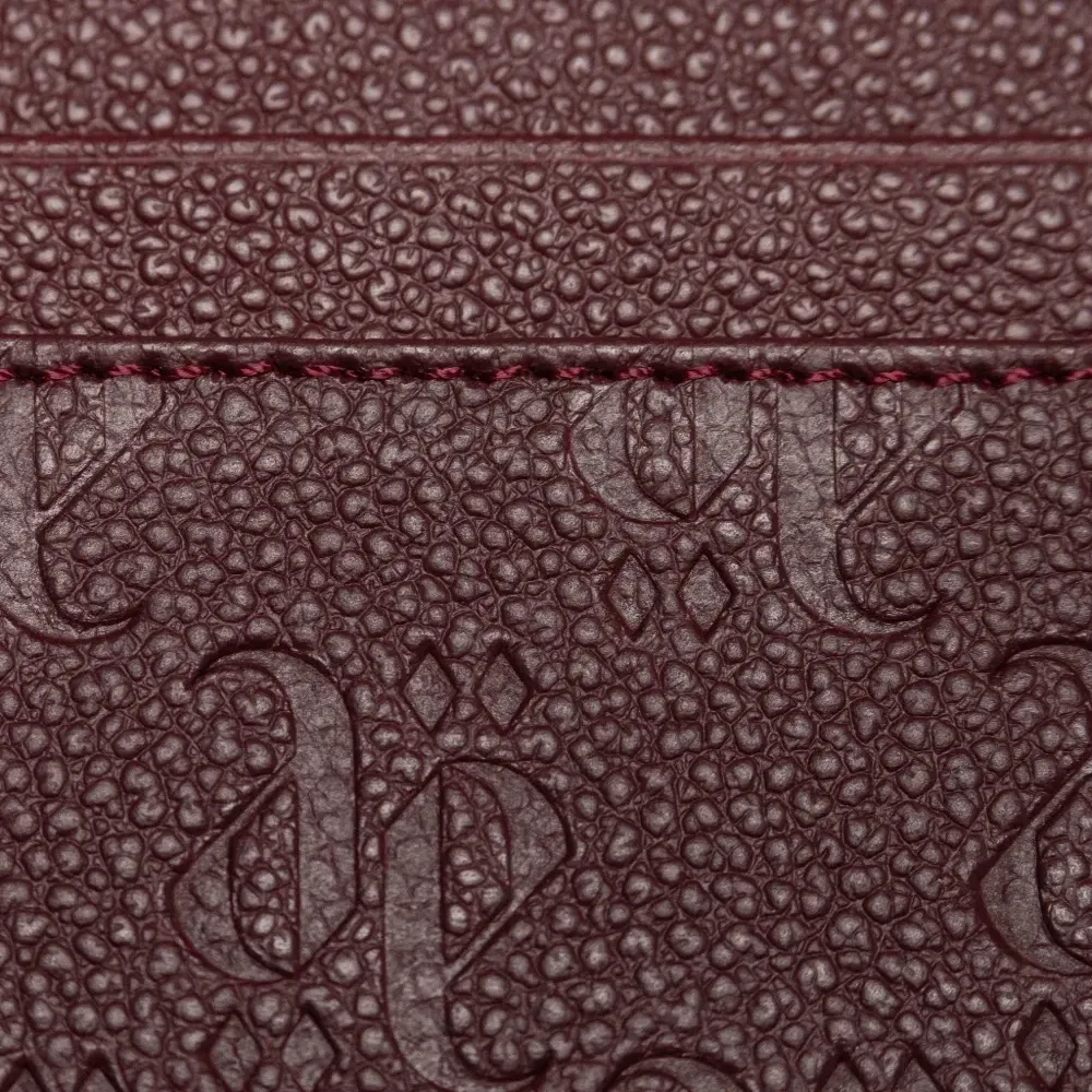 Картхолдер из зернистой кожи