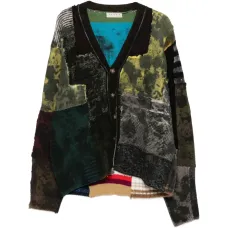 Кардиган Gwendal в стиле пэчворк на пуговицах