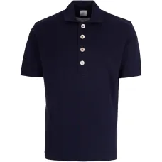 Рубашка-поло с короткими рукавами и застёжкой на пуговицы