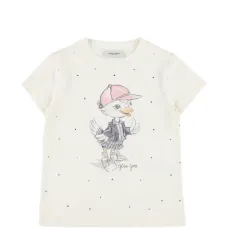 Футболка с украшением в виде утки