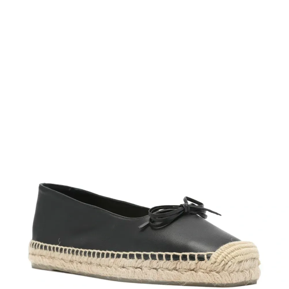 Балетки-эспадрильи с бантом