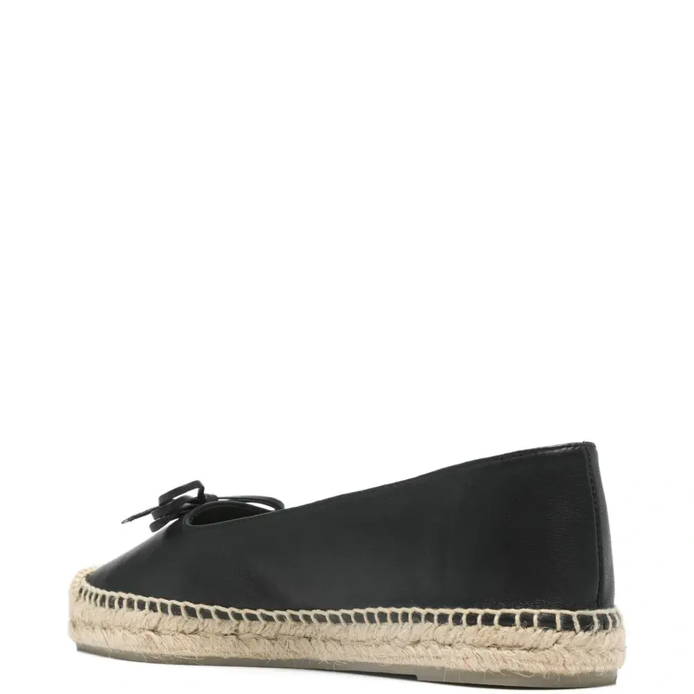 Балетки-эспадрильи с бантом