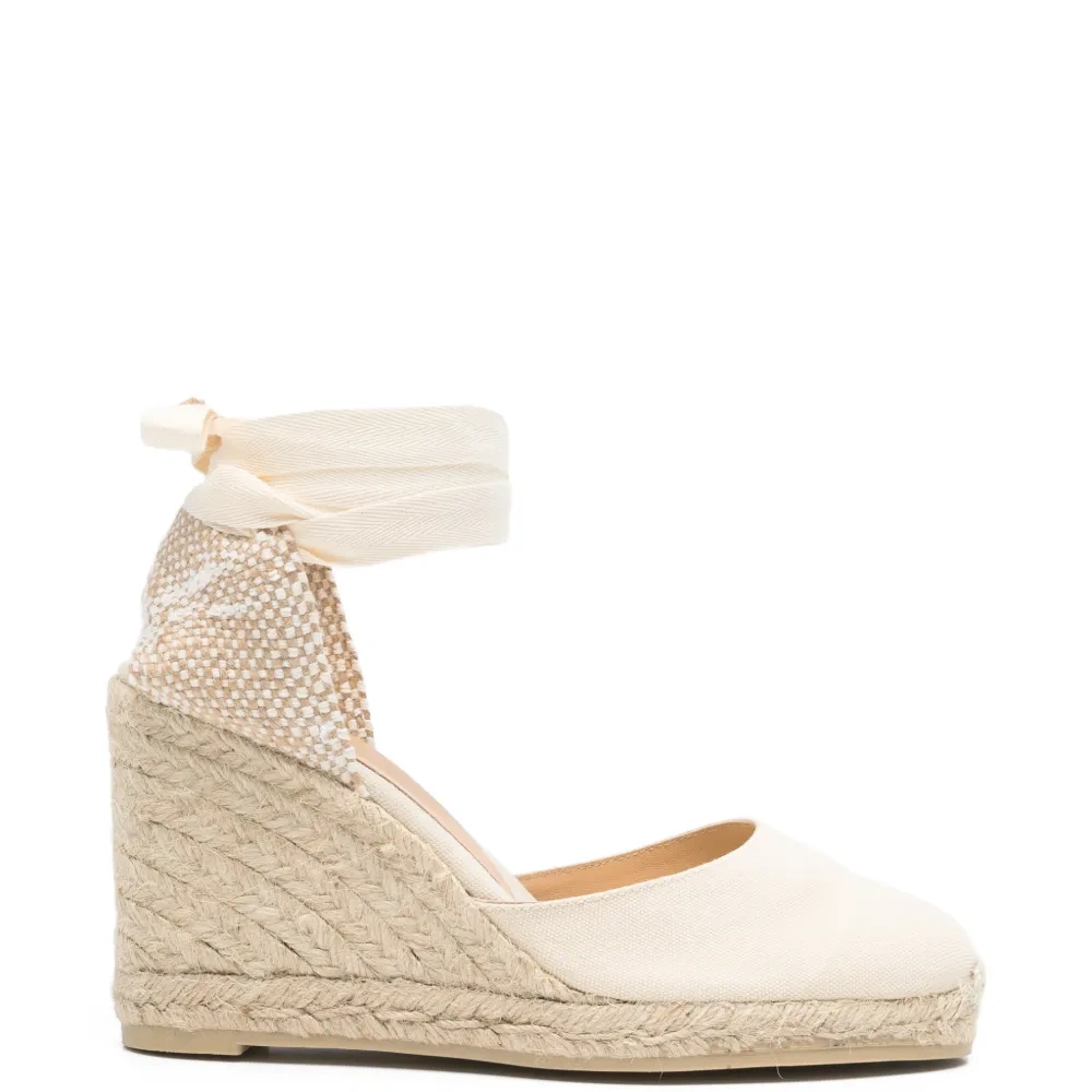 Босоножки на платформе с завязками вокруг щиколотки