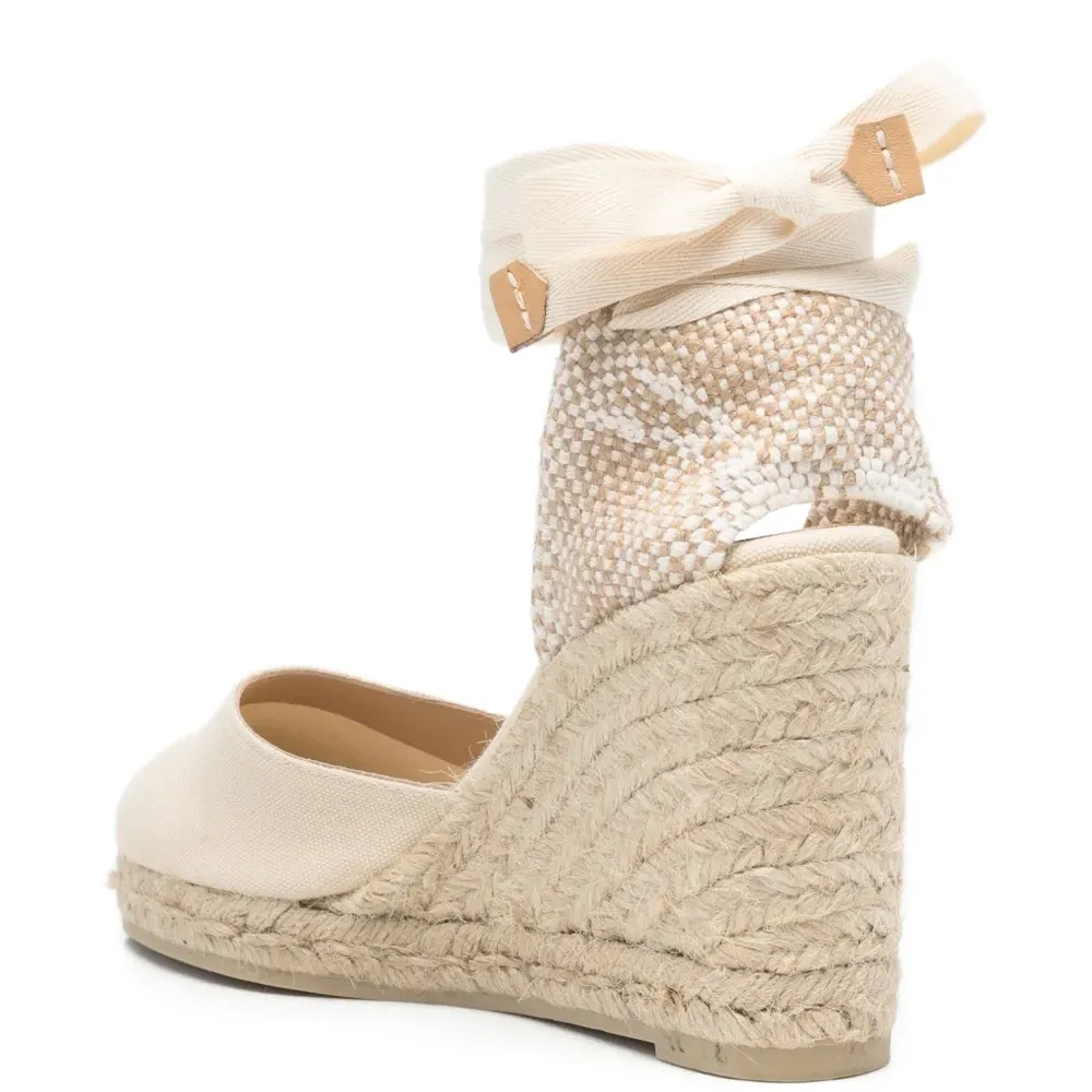 Босоножки на платформе с завязками вокруг щиколотки Босоножки на платформе с завязками вокруг щиколотки