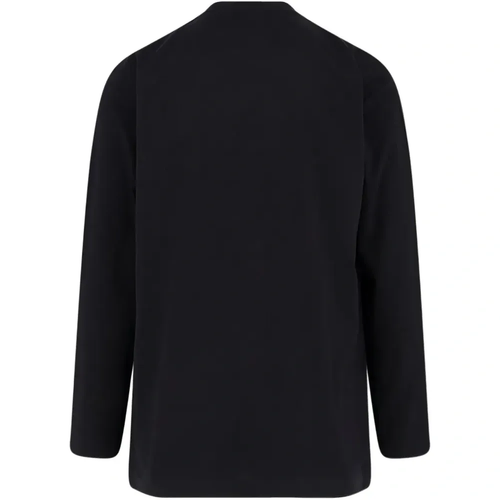 Футболка с длинными рукавами и принтом-логотипом