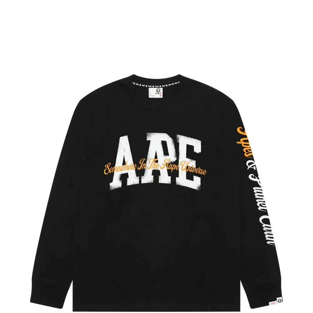 Футболка с длинными рукавами и графическим принтом