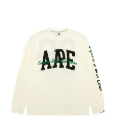 Футболка с принтом с длинными рукавами