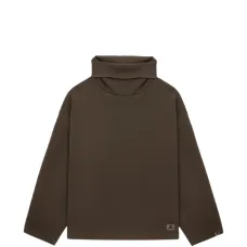 Свитшот с воротником-стойкой