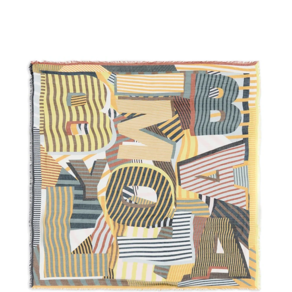 Шарф в полоску