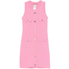 Платье с застегивающимися на пуговицы карманами