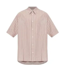 Рубашка в полоску с карманом