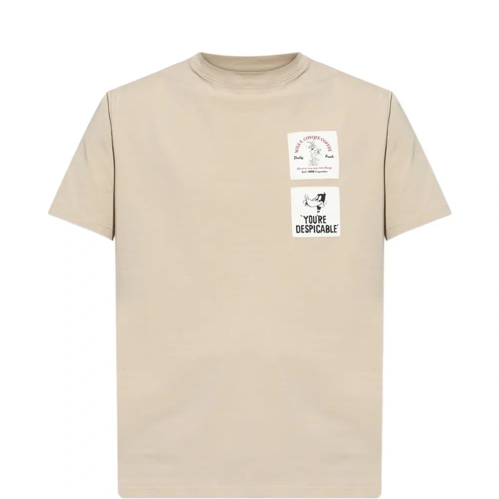 Футболка в технике пэчворк