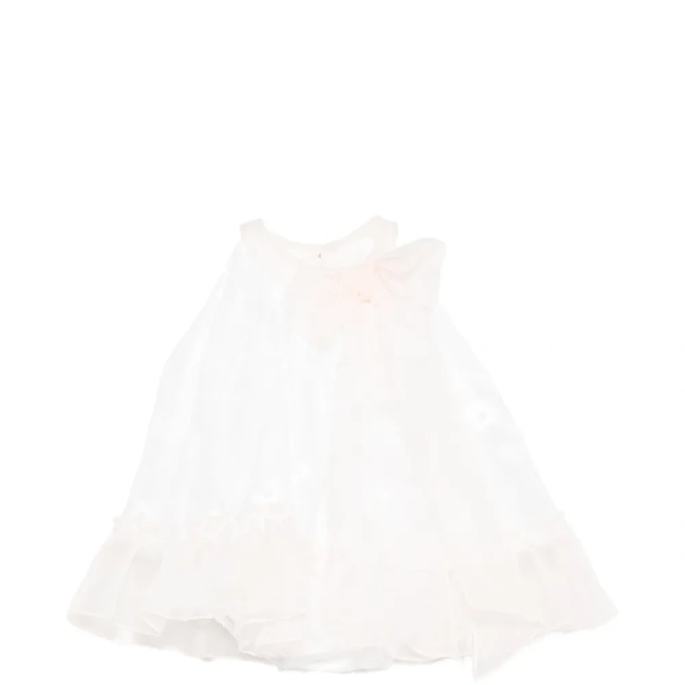 Платье с оборками и бантом