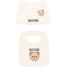 Набор с шапочкой с принтом мишки