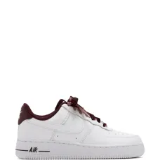 Кроссовки Air Force 1 '07 с бархатными шнурками в винтажном стиле