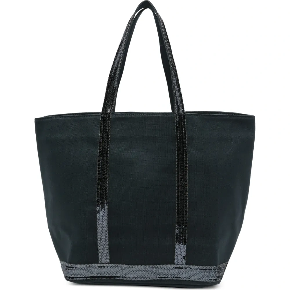 Большая сумка-тоут Cabas, украшенная пайетками