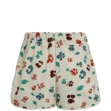 Хлопковые шорты с цветочным узором Хлопковые шорты с цветочным узором