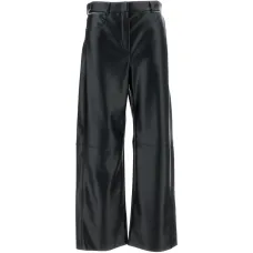 Брюки из искусственной кожи