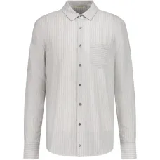 Рубашка в полоску с карманом