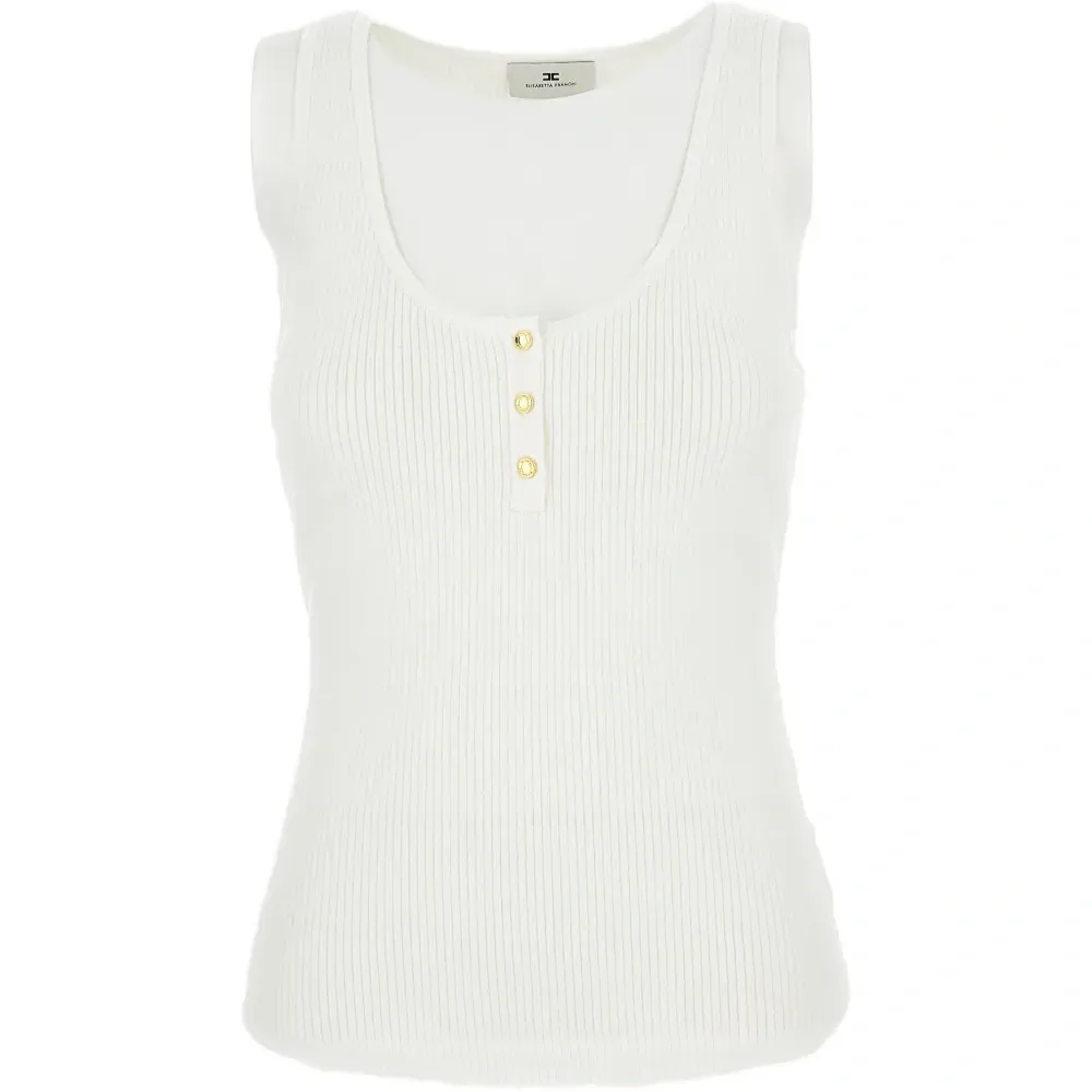 Рифленый топ на кнопках Рифленый топ на кнопках