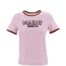 Футболка с логотипом и круглым вырезом