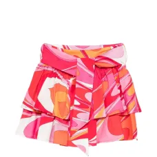 Ярусная юбка с принтом Ярусная юбка с принтом