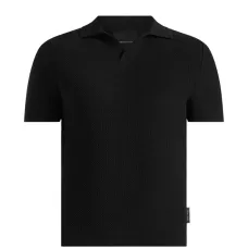 Вязаная фактурная рубашка поло Rowen