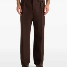 Плиссированные строгие брюки Pierre