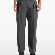 Плиссированные строгие брюки Pierre