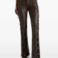 Расклешённые брюки Ambre на шнуровке