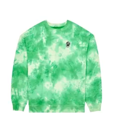 Графитовый свитшот с принтом и эффектом тай-дай Grateful Dead