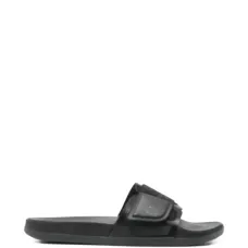 Шлёпанцы с ремешком на липучке и логотипом