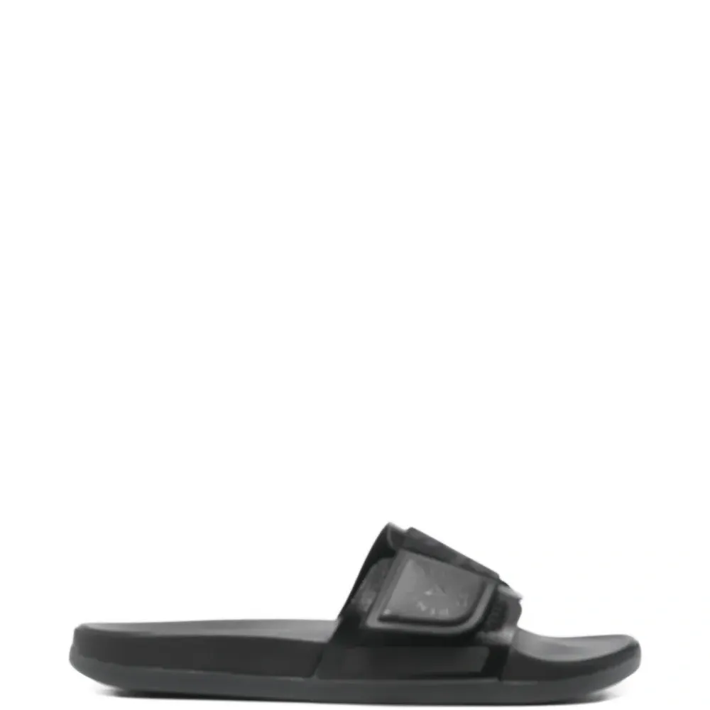 Шлёпанцы с ремешком на липучке и логотипом