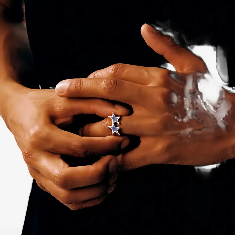 Кольцо в виде звезды