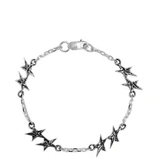 Браслет-цепочка с подвесками в виде звёзд