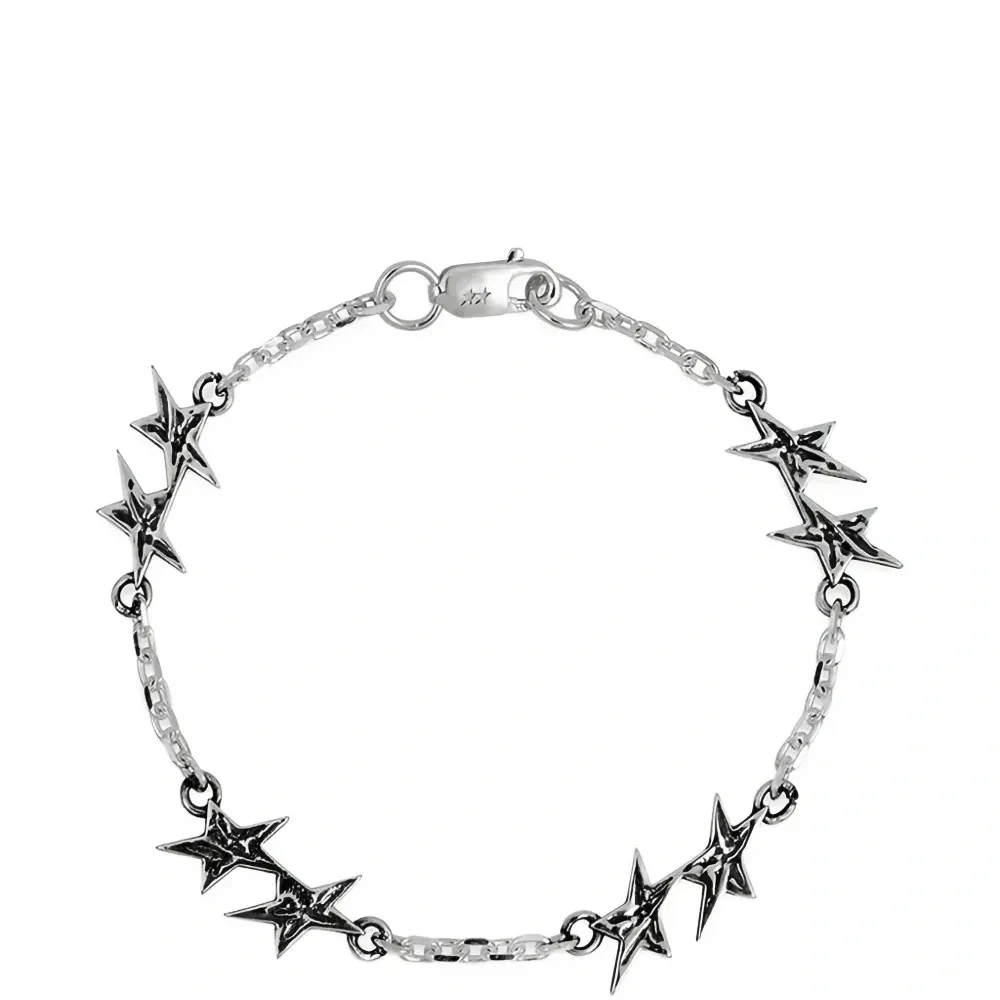 Браслет-цепочка с подвесками в виде звёзд