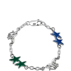 Серебряный браслет "Звёздная лошадь"